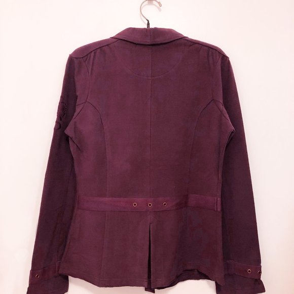 Stussy Girls Belle Sample Blazer – Plum Size M - Picture 5 of 11